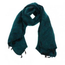 Pina brede sjaal / omslagdoek smaragdgroen