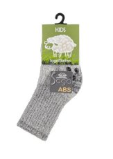 Merino wool huissokken kids antislip