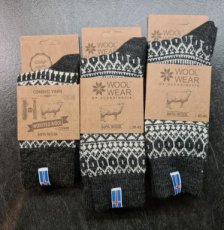 Woolwear scandinavia sokken antraciet 39/42