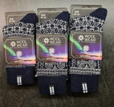 Woolwear scandinavia sokken navy 35/38