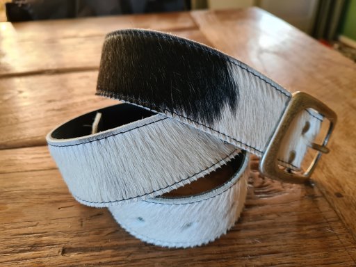 Koeienhuid riem 95 cm nr 13