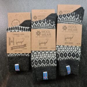Woolwear scandinavia sokken antraciet 42/45
